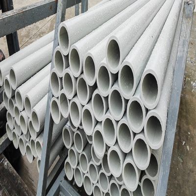 FRP Pultrusion Ronde buis 76x8mm Lengte 2400mm Oppervlak met gebreide mat wikkeling